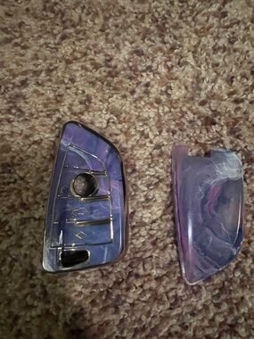 Purple Swirl Resin Key Fob Cover bmw x5 2019
